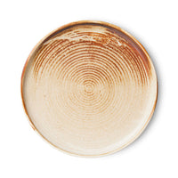 Thumbnail for Chef Ceramic Side Plate, Rustic Cream/Brown