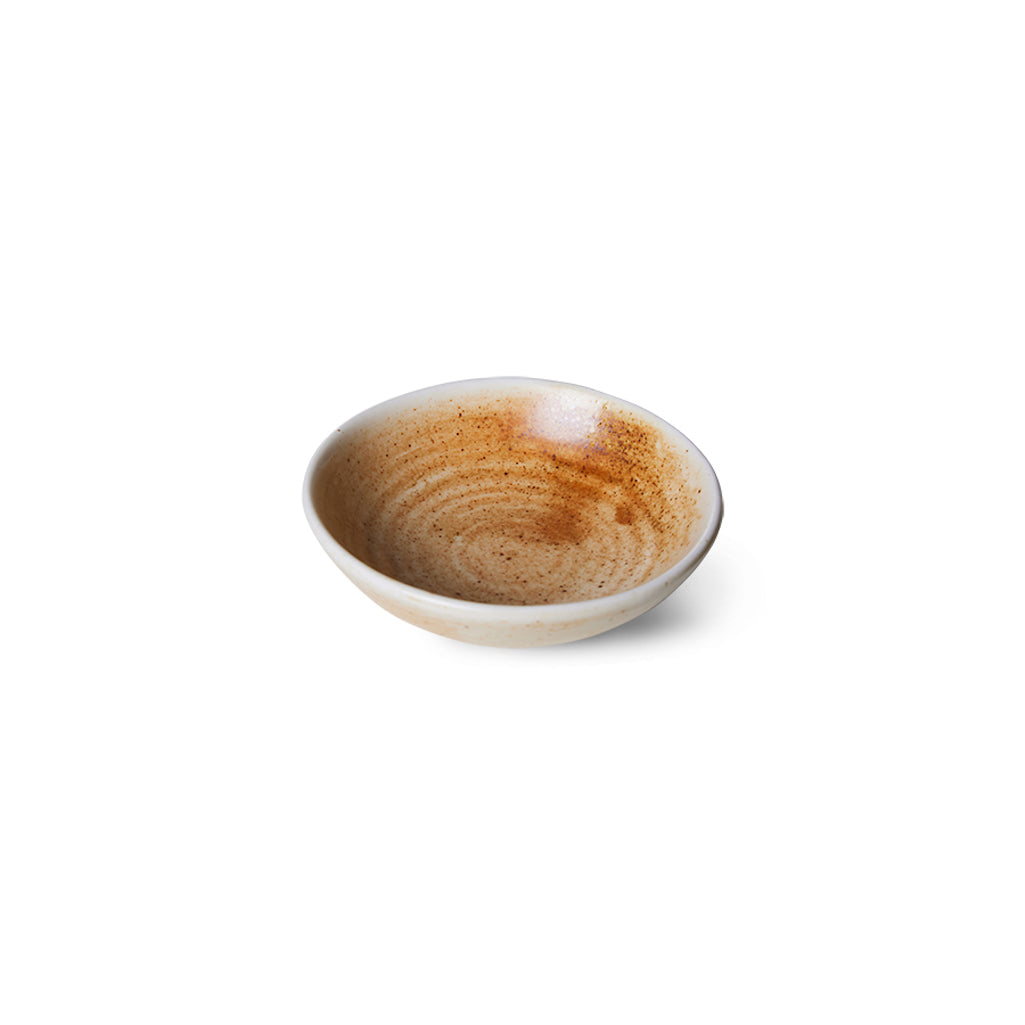 Chef Ceramics Small Dish, Rustic Cream/Brown