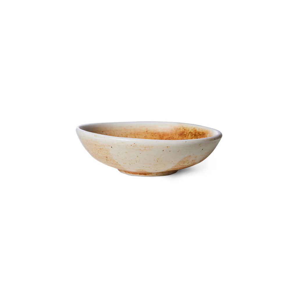 Chef Ceramics Small Dish, Rustic Cream/Brown