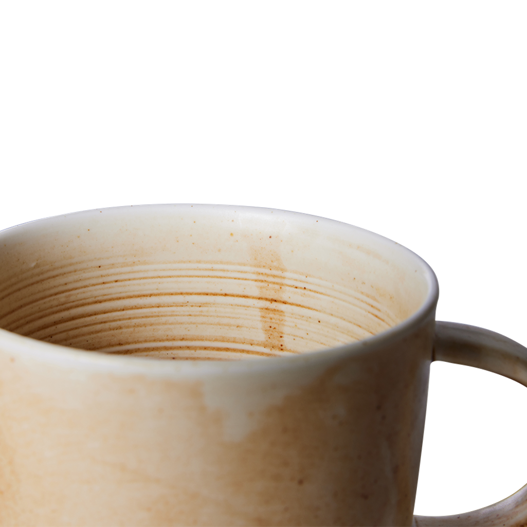 Chef Ceramics Mug, Rustic Cream/Brown