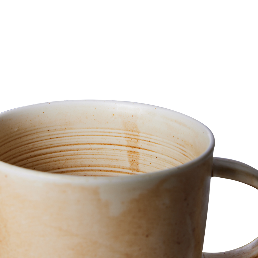Chef Ceramics Mug, Rustic Cream/Brown