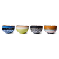 Thumbnail for HKLiving 70s Ceramics: Noodle Bowls Groovy (set of 4) ACE7174