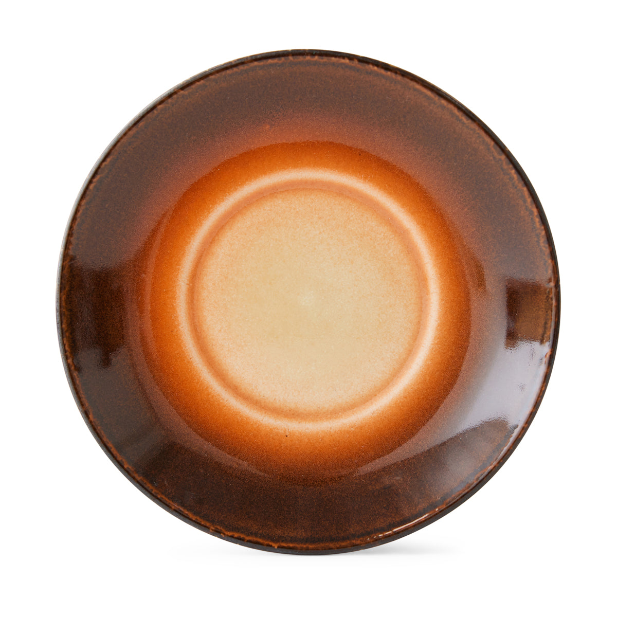 HKLiving 70s Ceramics: Saucers Roast (Set of 4) ACE7302