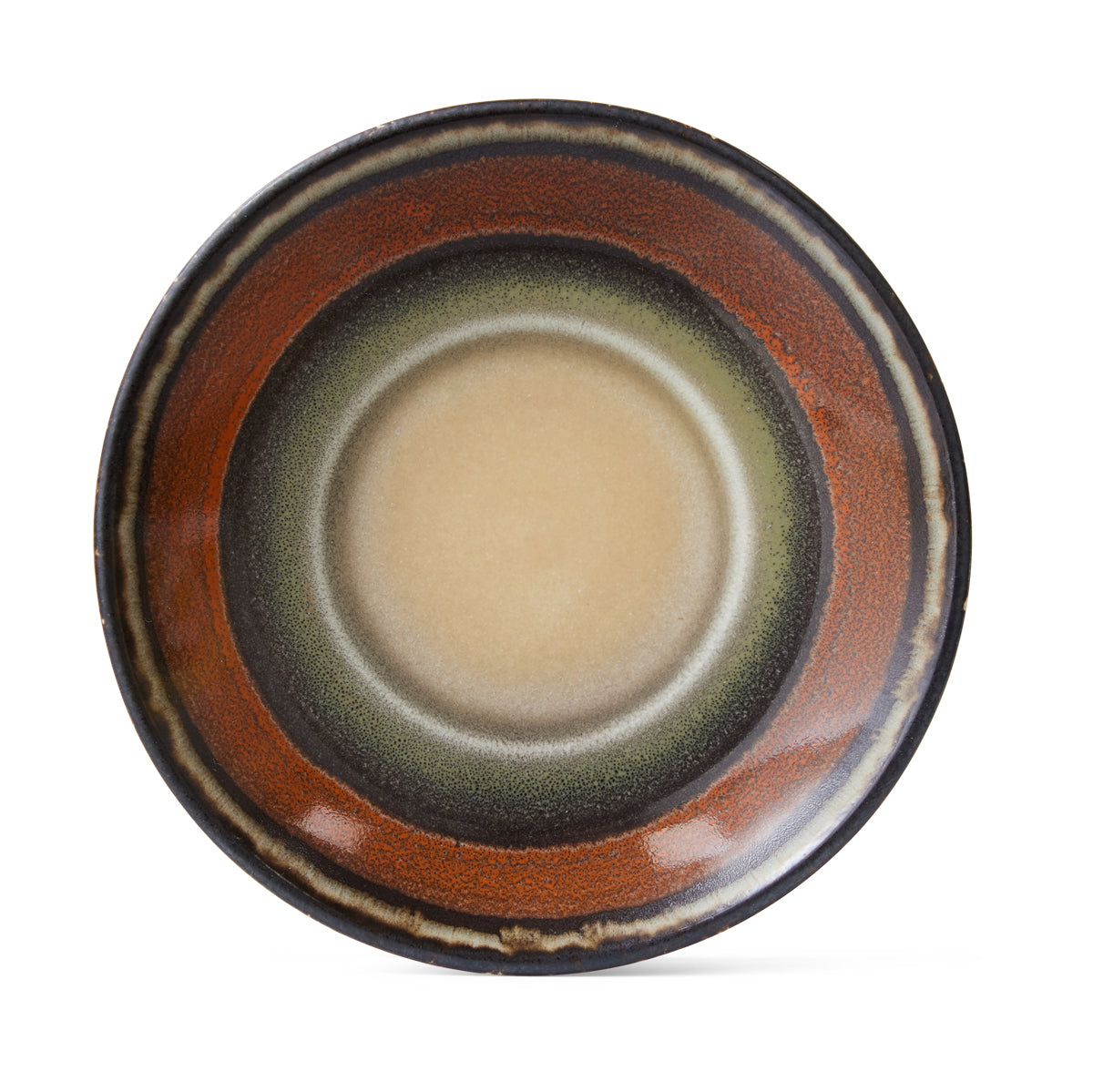 HKLiving 70s Ceramics: Saucer Dark Roast ACE7303