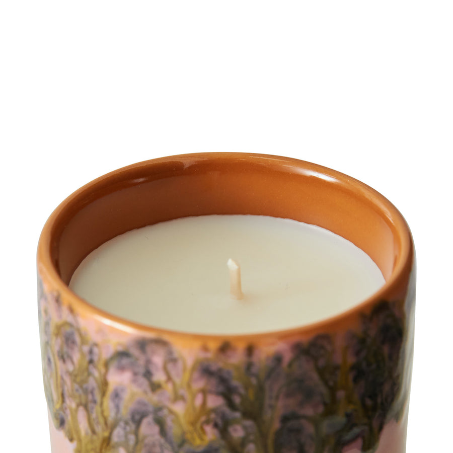 70s Ceramics: Small Scented Candle Miami
