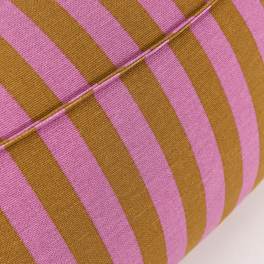 Pre-order Armchair Beanbag - Adult Size - Ziggy Pink Curry Stripes