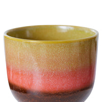 Thumbnail for Retro Flower Pot Cherry Lime Green