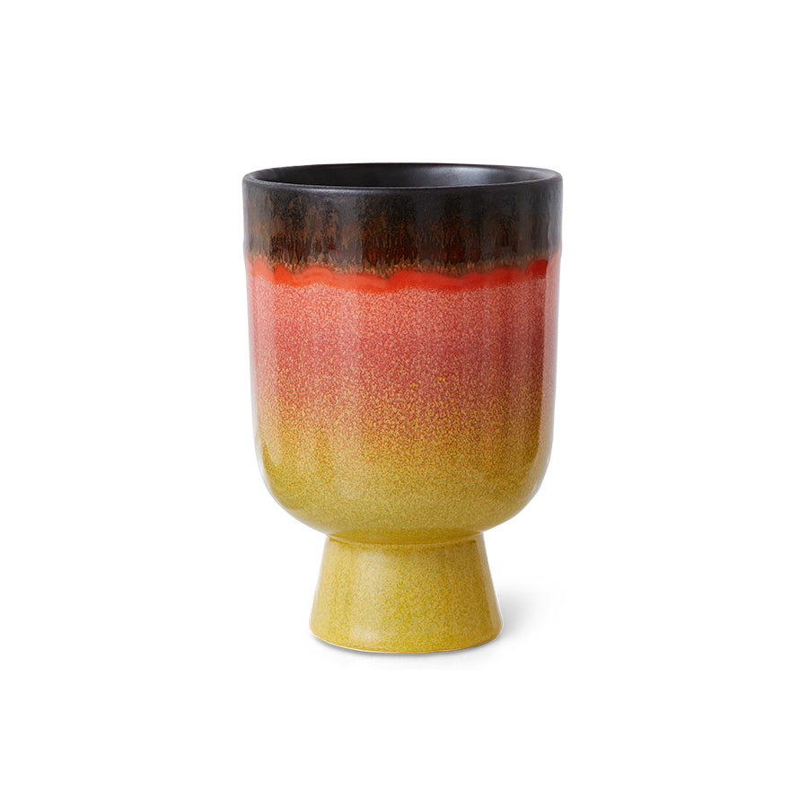 Retro Flower Pot Cherry Lime Fig