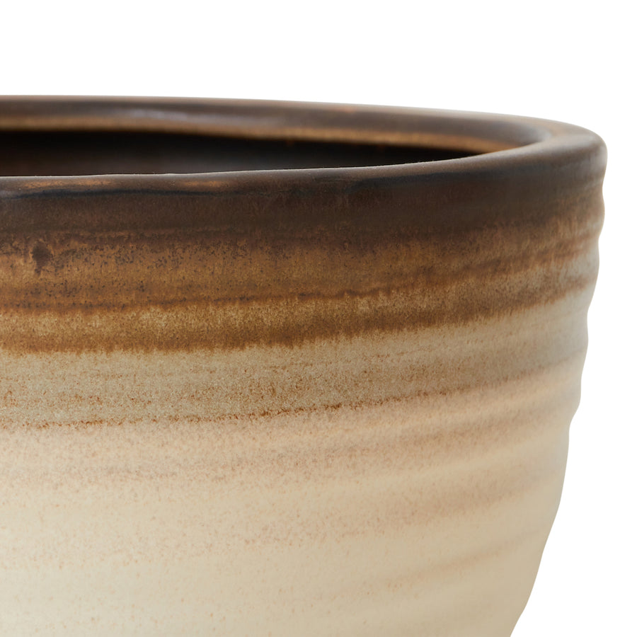 Stoneware Planter Vanilla
