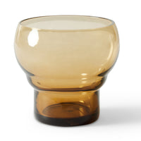 Thumbnail for 70s glassware: Bulb Glasses (Set of 4) Amber