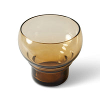Thumbnail for 70s glassware: Bulb Glasses (Set of 4) Amber