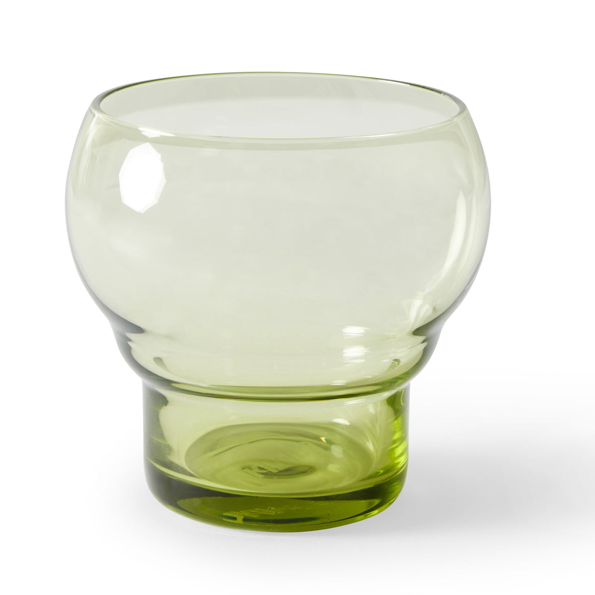 70s glassware: Bulb Glasses (Set of 4) Mint Green