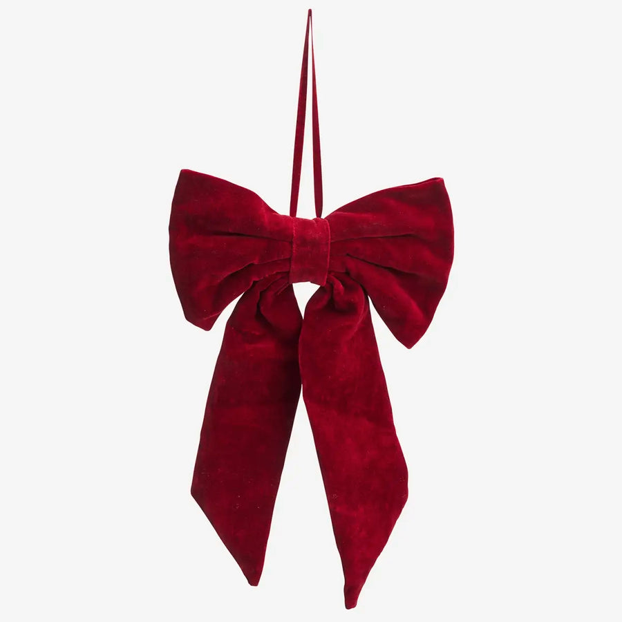 Ruby Velvet bow