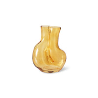Thumbnail for gleam-glass-vase-olive-amber