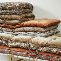 Thumbnail for Cotton Velvet Mattress Burnt Orange 45cm x 125cm