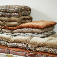 Thumbnail for Cotton Velvet Mattress Burnt Orange 70cm x 180cm