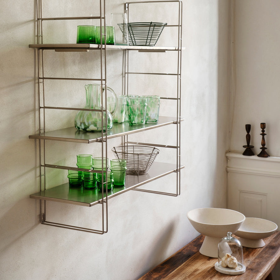 Wooden Candler Holder - H:18 cm