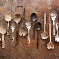 Thumbnail for Wooden Salad Set W/ Leather