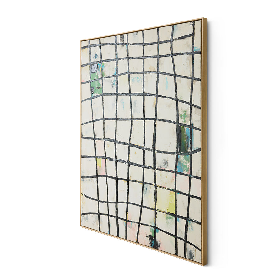 Framed Artwork Wired, 131 x 163cm