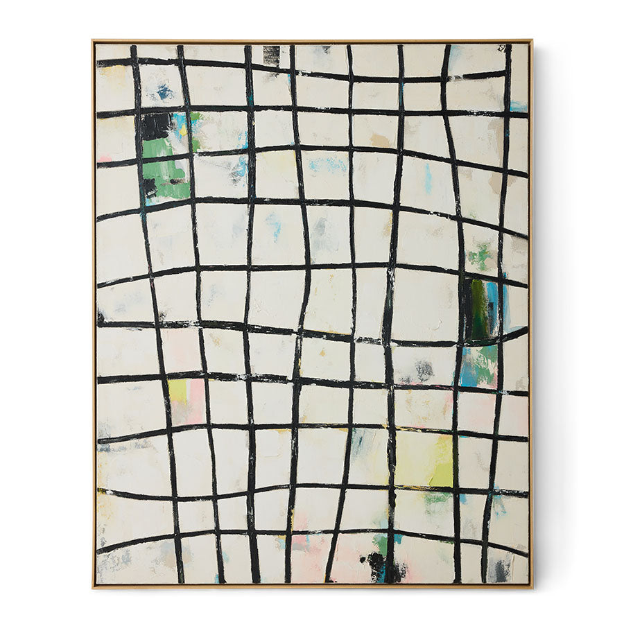 Framed Artwork Wired, 131 x 163cm