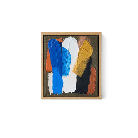 Framed Artwork Moonlight Strokes, 18 x 20cm