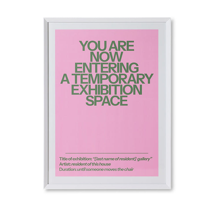 Home Gallery, Framed Poster 87x118cm