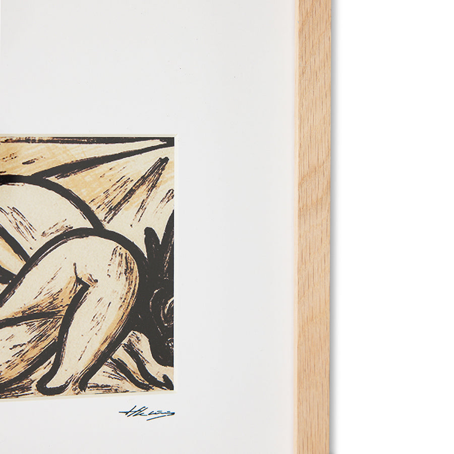 Framed Artwork Suns Out, 29x37cm