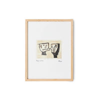 Thumbnail for HKLIVING Framed Artwork Marty And Kosso, 34x44cm