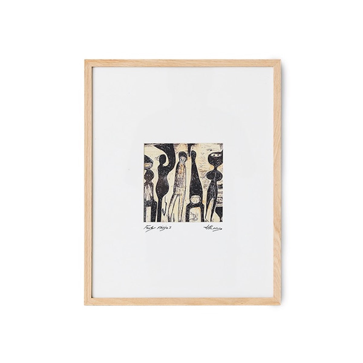 HKLIVING Framed Artwork Funky Ninja's, 40x50cm