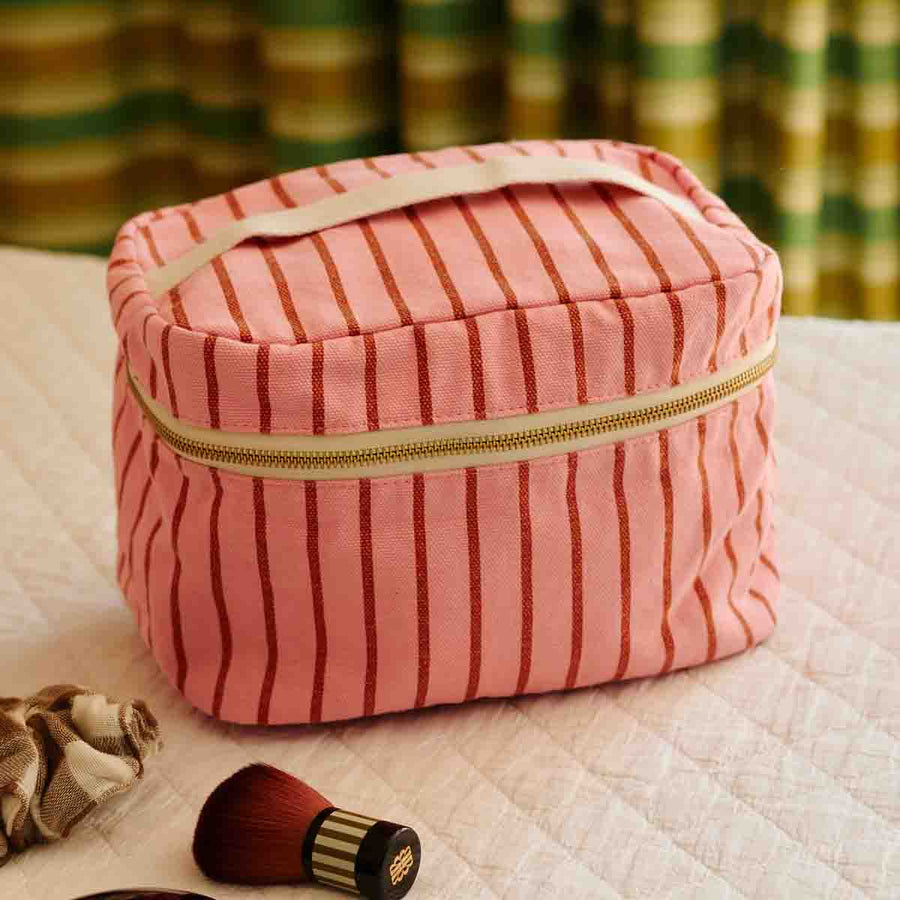 VANITY CASE OONA TENNIS PECAN / STRAWBERRY
