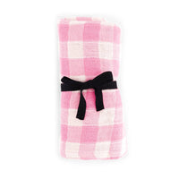 Thumbnail for BIANCA SWADDLE GINGHAM NEON PINK: VICHY / L 110*110