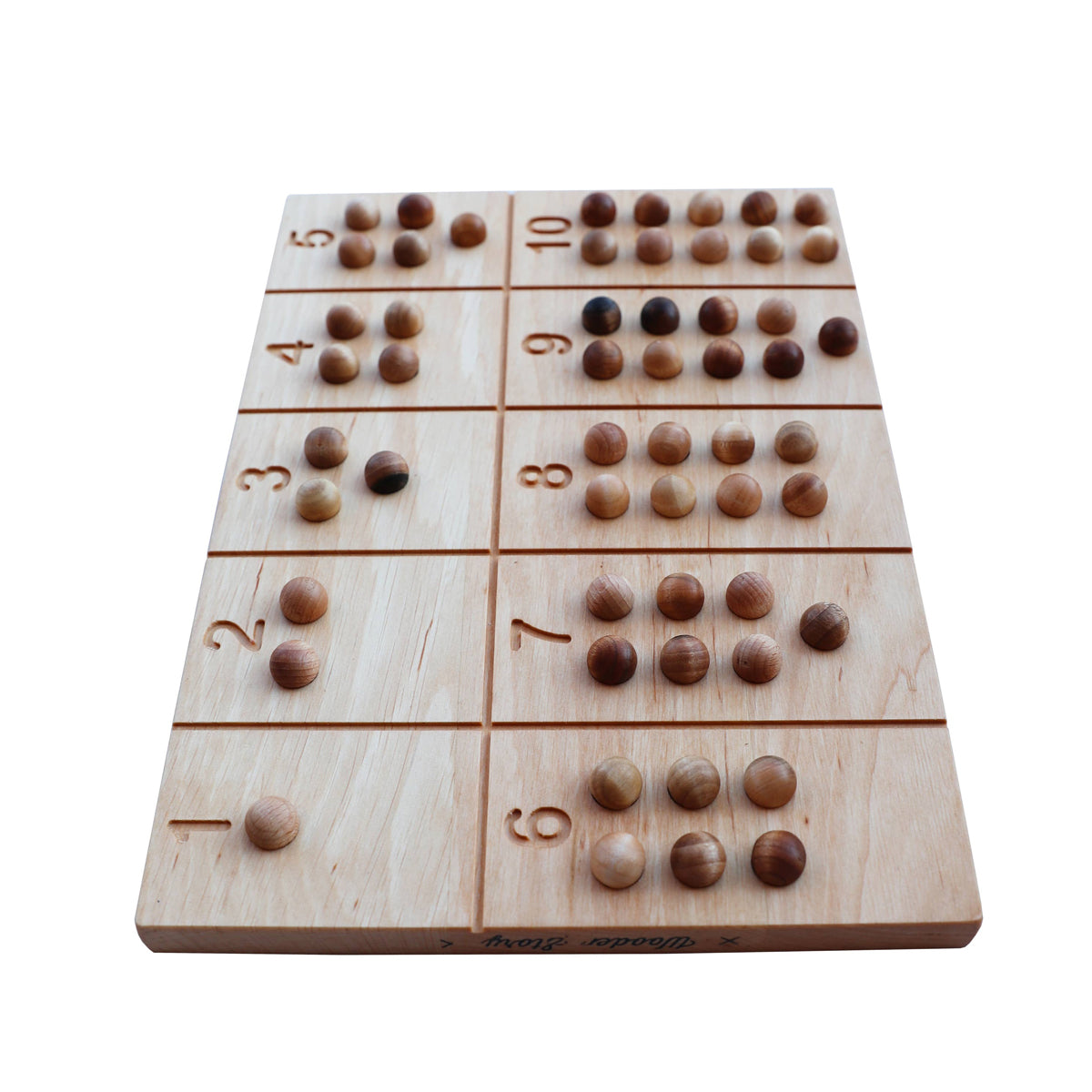 Number Tracking Board: With balls