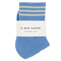 Thumbnail for Le Bon Shoppe Girlfriend Socks: Parisian Blue