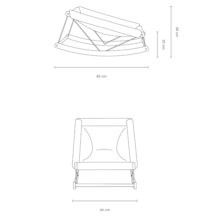 Growing Green Baby Bouncer - Leonie Latte