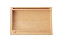 Thumbnail for Montessori 1 Part Stand Tray with Flash-Card Holder: With sand 400g