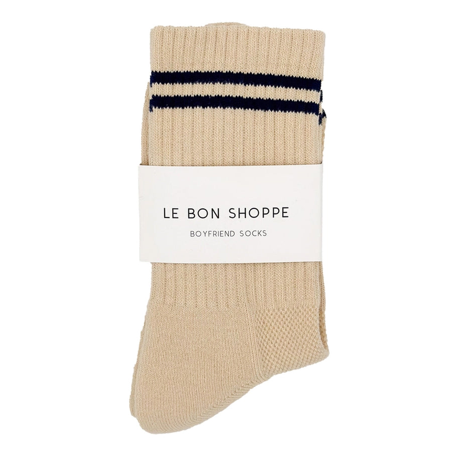 Le Bon Shoppe Boyfriend Socks: cashew
