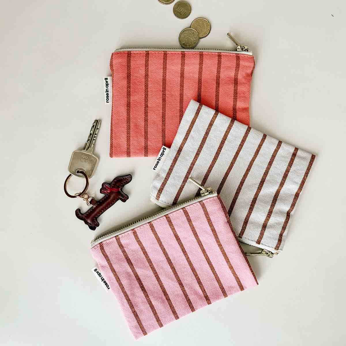 MARIE PURSE TENNIS STRAWBERRY / PEACAN