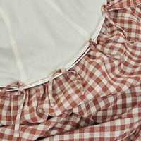 Thumbnail for Gingham canopy, rusty blush
