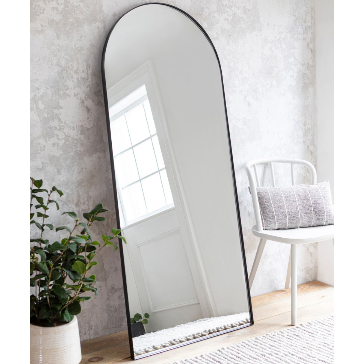 Charlcombe Large Arched Leaning Mirror