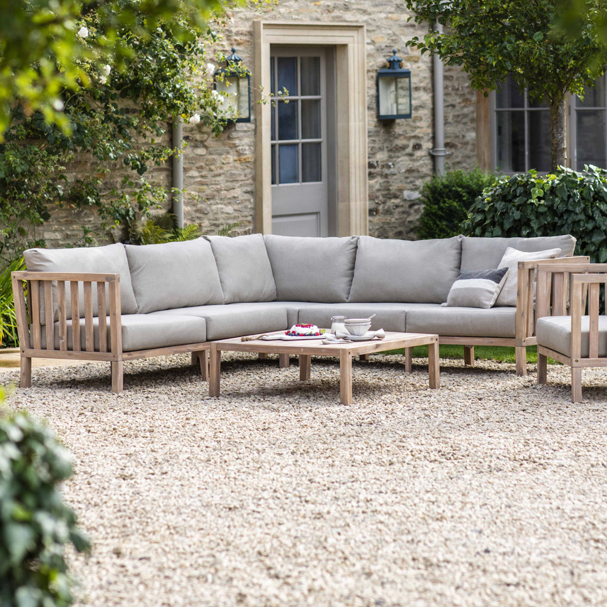 Garden Trading Porthallow Corner Sofa Set Outdoor Furniture