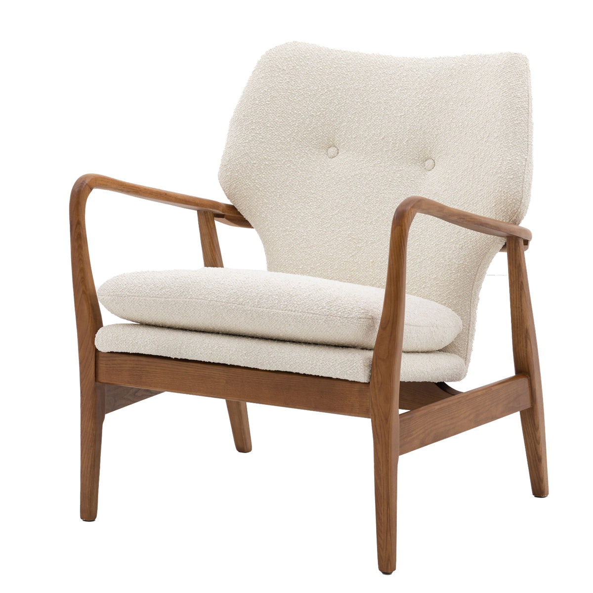  Janson Armchair - Cream Gallery Jenson at Folk Interiors