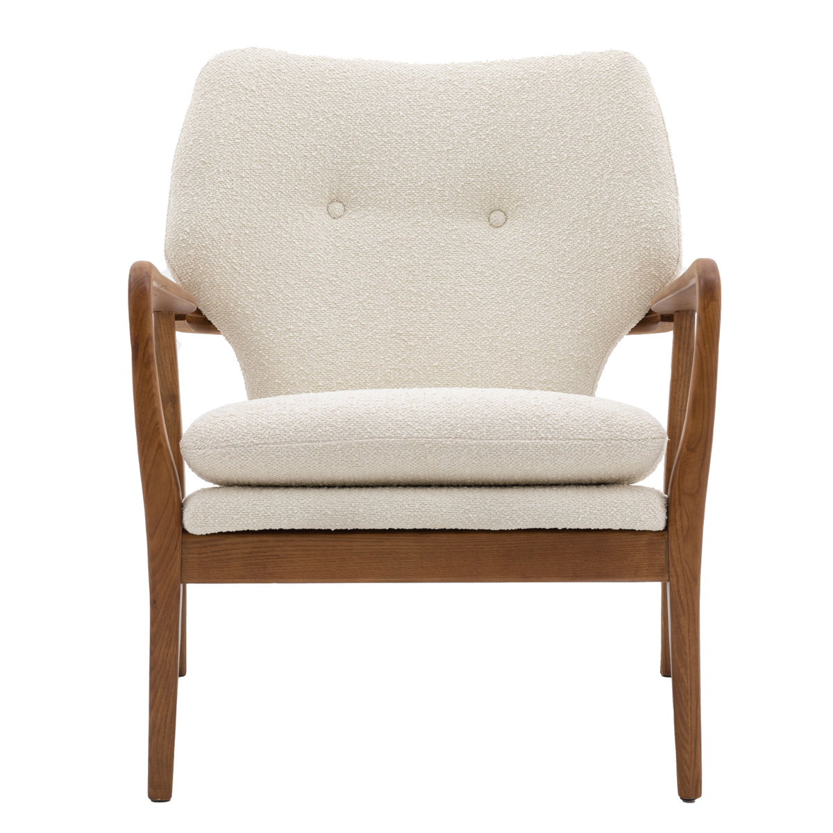  Janson Armchair - Cream Gallery Jenson at Folk Interiors