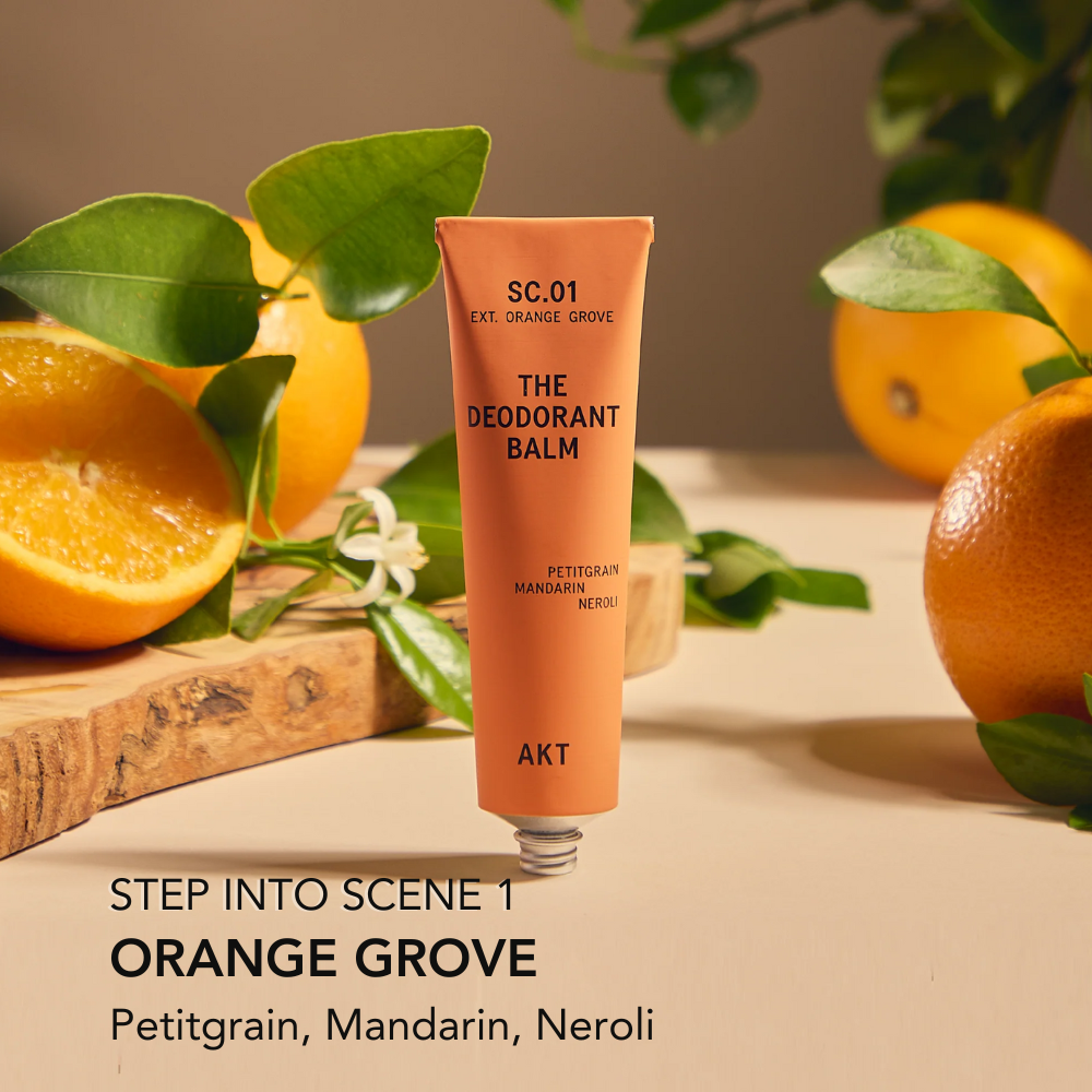 AKT Deodorant Balm SC.01 Orange Grove - Aluminum-Free, Vegan