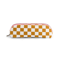 Thumbnail for PENCIL CASE GASTON CHECKS CARAMEL