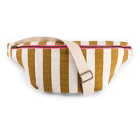 Thumbnail for WOMEN BUM BAG STRIPES CARAMEL: TOFFEE / SCRATCH