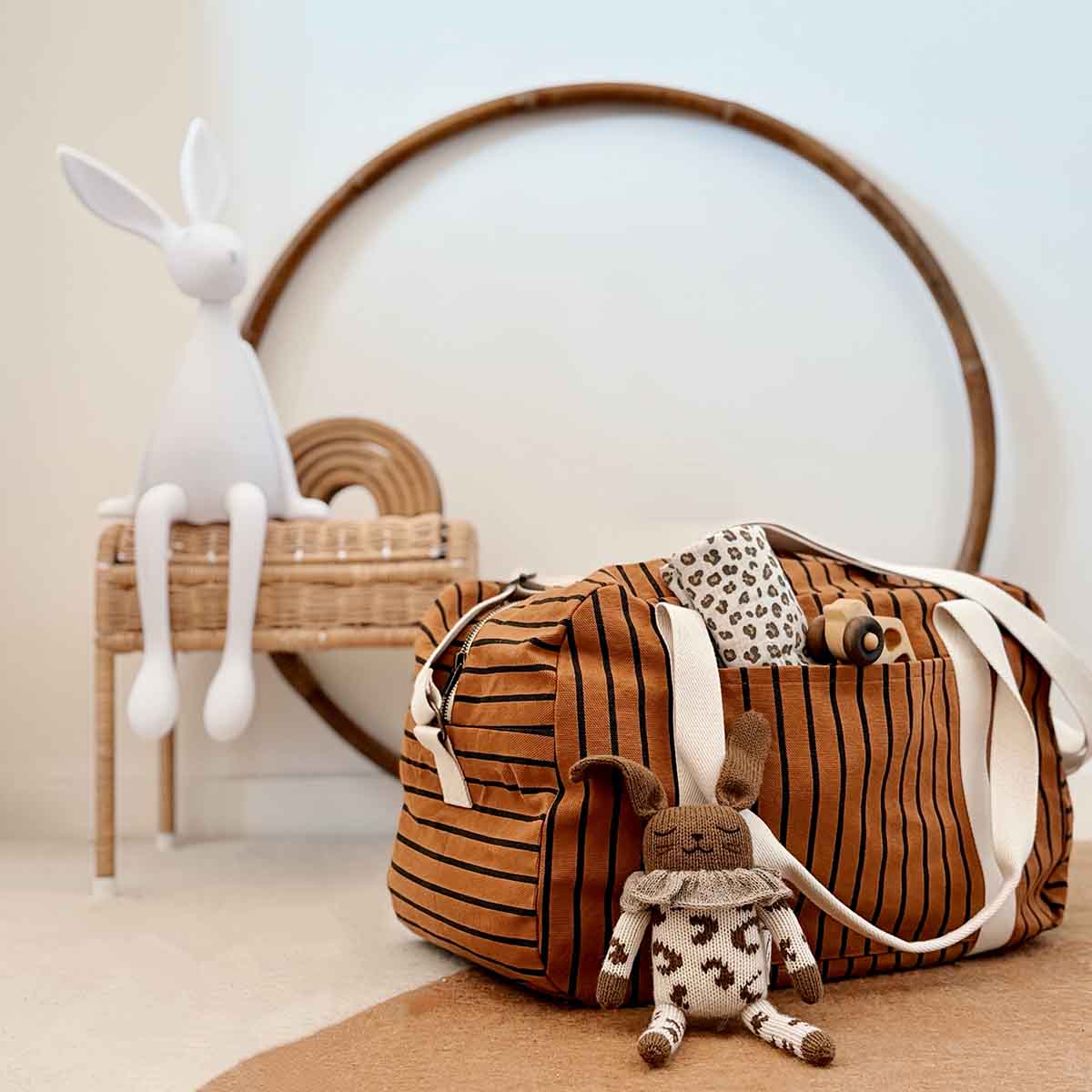 RAPHAEL DIAPER BAG - WEEKEND BAG TENNIS GINGER