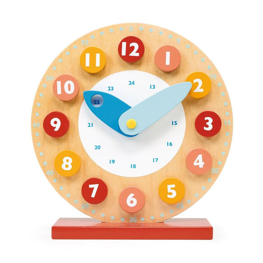 Wooden Toy Teaching Clock For Kids