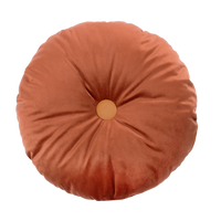 Thumbnail for Velvet Round Cushion Wild Brown