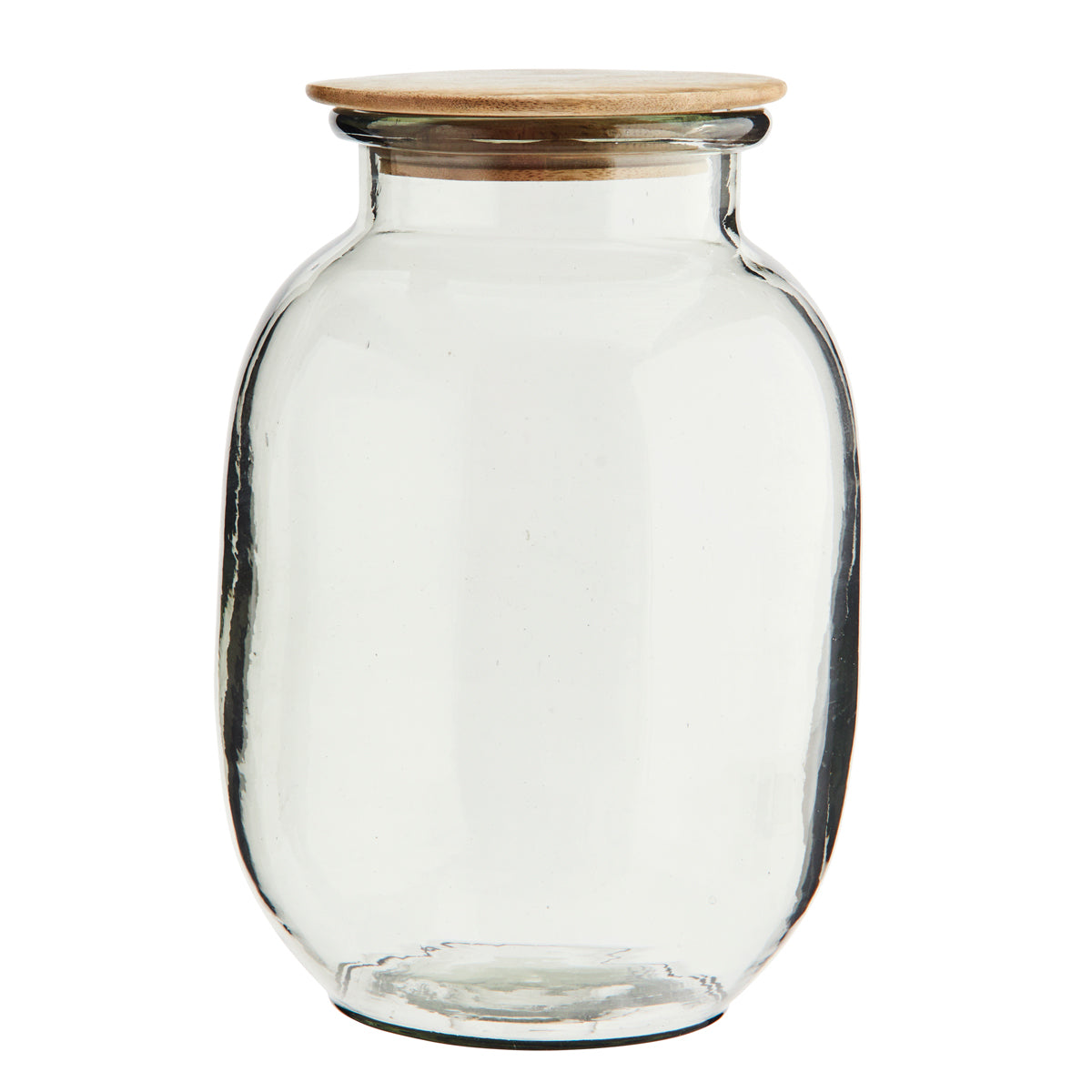 Glass Jar with Lid  D:18x28 cm