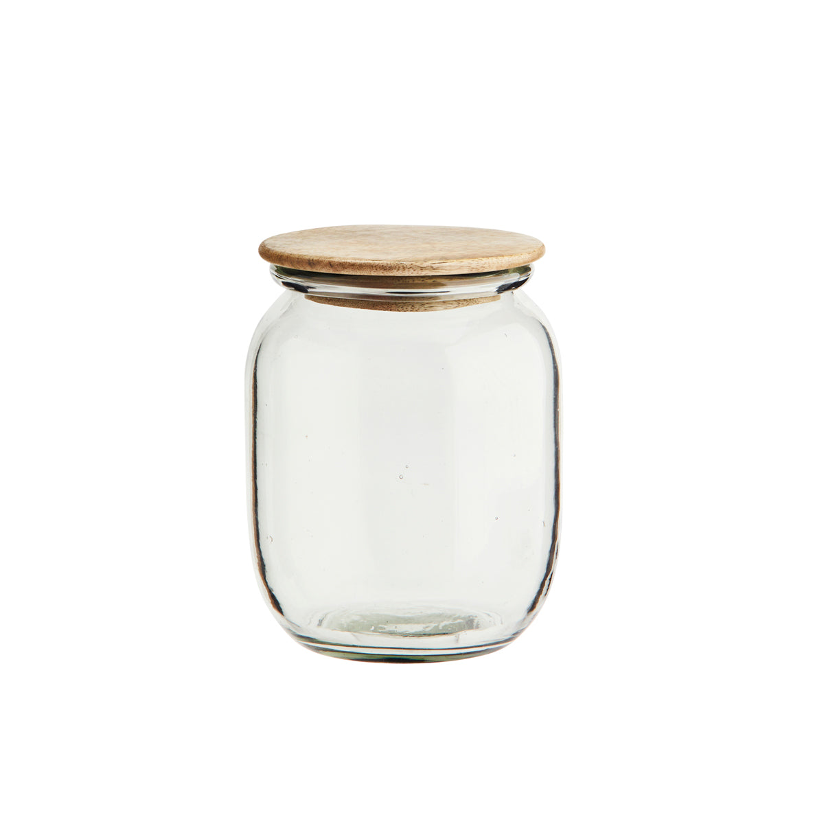 Glass Jar with Lid  D:13x17 cm